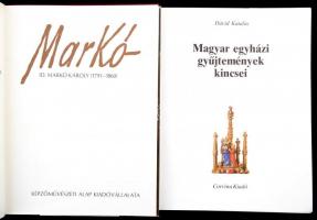 Vegyes művészeti könyvtétel, 2 db: 

Dávid Katalin: Magyar egyházi gyűjtemények kincsei. Bp., 1981...