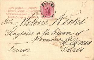 1900 SMS Zenta Osztrák-Magyar Monarchia Zenta-osztályú védett cirkálója / SM Kleiner Kreuzer Zenta. ...