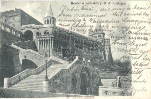 1904 Budapest I. Halászbástya (kopott sarkak / worn corners)