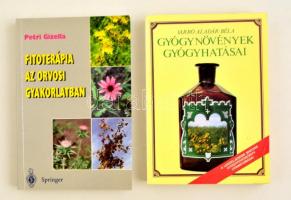 Vegyes könyvtétel, 2 db:  Varró Aladár Béla: Gyógynövények gyógyhatásai. Kaposvár, 1991, Marksped Kft. Kiadói papírkötés.   Petri Gizella: Fitoterápia az orvosi gyakorlatban. Bp.,1999, Springer. Kiadói papírkötés.