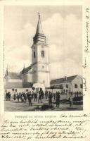 1905 Belényes, Beius; Református templom. Kiadja Wagner Vilmos fényképész / Calvinist church (EK)