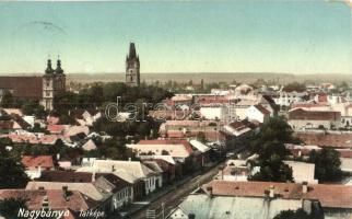 Nagybánya, Baia Mare; látkép, templomok. W. L. Bp. 6040. / general view, churches (EK)