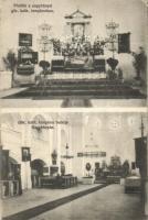 Nagybánya, Baia Mare; Görögkatolikus templom, belső, főoltár. Kiadja Kovács Gyula / Greek Catholic church, interior, main altar (fa)