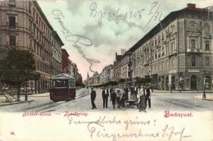 1905 Budapest VIII. József körút, villamos (EK)
