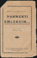 1942 Donmenti emlékeim...Írta Szalmási István. Gyöngyös. 8 p. + kézzel írt világháborús ima