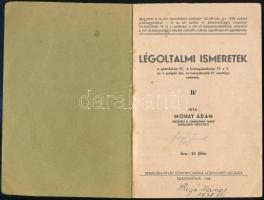 Mohay Ádám: Légoltalmi ismeretek. Székesfehérvár, 1938. Debreczeni István könyvnyomdája