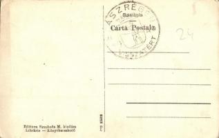 Csíkszereda, Miercurea Ciuc; Strada Bratianu / Vigadó, utcakép, üzlet, automobil. Szvoboda M. kiadás...