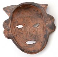 Kerámia maszk fali dísz 13 cm