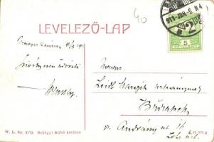 Magyarkanizsa, Ókanizsa, Stara Kanjiza; Jézus szíve szobor. W. L. Bp. 2174. Kiadja Szilágyi Antal / ...