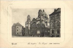 Újvidék, Novi Sad; Izraelita templom, zsinagóga. W. L. Bp. 4230. / synagogue
