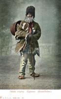 Dézsás cigány / Zigeuner (Kesselflicker) / Gypsy tinker man, folklore. D. T. C. L. Serie 301. No. 20.