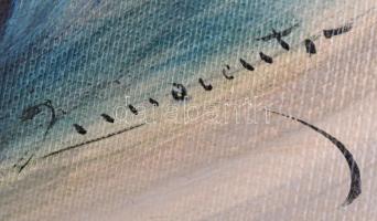 Innocent Ferenc (1859-1934): Múzsa. Olaj, karton (restaurált), jelzett, 36×45 cm