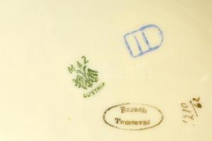 M&Z Austria, Alt Wien és Baruch - Temesvár jelzéssel ellátott porcelán cukordoboz. Részben kézze...