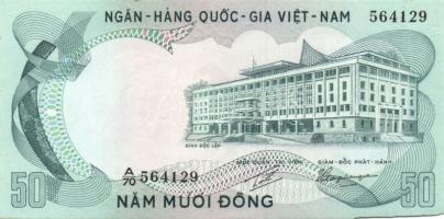 Dél-Vietnam 1972. 50D T:I + 100D T:II+ Csak egyszer hajtva, törve nem!