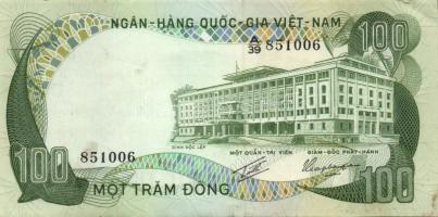 Dél-Vietnam 1972. 50D T:I + 100D T:II+ Csak egyszer hajtva, törve nem!