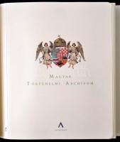 Magyar Történelmi Archívum sorozat, 9 db. Kiadói aranyozott műbőr-mappában, kiadói tokban, a mappákb...