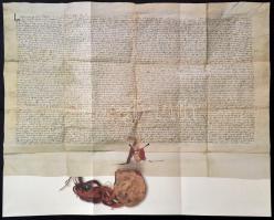 Magyar Történelmi Archívum sorozat, 9 db. Kiadói aranyozott műbőr-mappában, kiadói tokban, a mappákb...