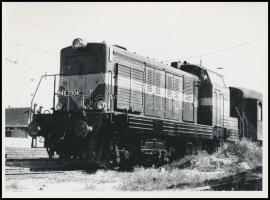cca 1960 MÁV Ganz M46 2004 mozdonya Fotó / Locomotive 18x13 cm