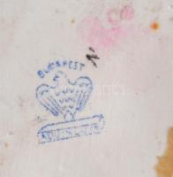 Aquincumi gyurgyalag, kézzel festett, jelzett, apró kopásokkal, m: 11,5 cm