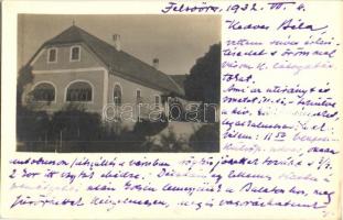 1932 Felsőörs, a levélíró villája. photo (EB)