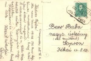 1935 Ormosbánya, Ormospuszta; M. kir. szénbányatelep, népkert, vasútállomás, üzemi iroda, vendéglő, ...