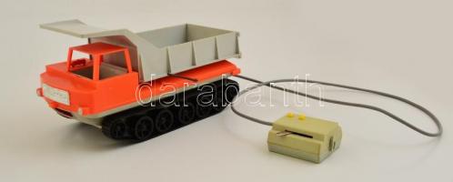 Piko Mars távirányítható elektromos autó eredeti dobozában,magyar leírással / Vintage Mars-mobile toy with remote controll in original box. 30 cm