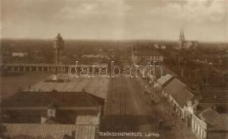 Törökszentmiklós, Fő tér, víztorony. Rubinstein Sándor kiadása