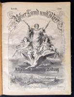 1870 Über Land und Meer. Allgemeine illustrirte Zeitung. 24. kötet (27-52. sz.), érdekes írásokkal, számos illusztrációval. Kopott félbőr kötésben, egyébként jó állapotban.