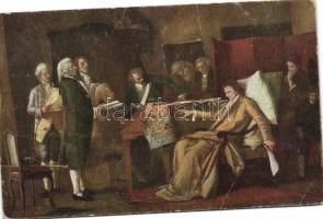 Zeneszerzők , 15 db régi képeslap