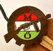 Munkásőr parancsnoki egyenruha, parancsnoki jelvénnyel