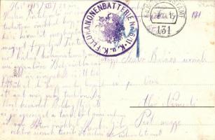 Belgrade, street view with tram + K.u.K. Feldkanonenbatterie Nr. 6/11