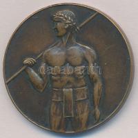 ~1930. "Budapest Székesfőváros Versenydíja" kétoldalas Br díjérem (29,5mm) T:2