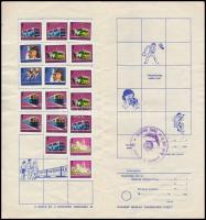 Iskolai takarékbélyeg gyűjtőlap 18 db takarékbélyeggel