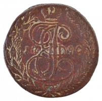 Orosz Birodalom 1790EM 5k Cu "II. Katalin" (47,98g) T:2,2- /
Russian Empire 1790EM 5 Kope...
