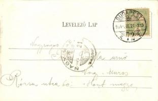 1904 Budapest XIV. Városliget, Ősbudavár, Ős-Budavára, Kolozsvári Erdélyi Pinceegylet Nagy vendéglőj...