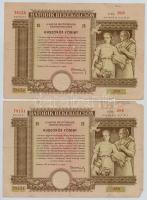 Budapest 1954. "Ötödik Békekölcsön Harmadik Osztály" a Magyar Népköztársaság Nyereménykölc...