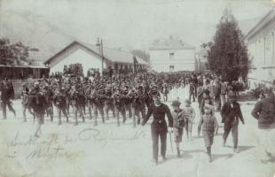 Osztrák-magyar hadsereg békés bevonulása Mostarba / K.u.k. military, peaceful entry of the troops to Mostar. photo