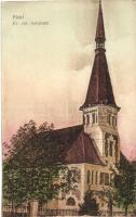 1913 Piski, Simeria; Református templom / Calvinist church (EK)