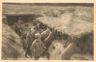 Megszállott lövészárok / Besetzter Schützengraben / WWI K.u.k. military, occupied trench