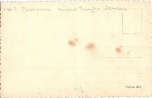 1917 Jassionov (Galícia), század konyha üzemben, télen / WWI K.u.K. military field kitchen in servic...