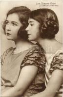 20 db régi külföldi színész és színésznő motívumlap / 20 pre-1945 actor and actress motive cards, AN...