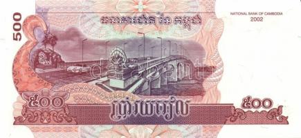 Kambodzsa 1991-92. 200R, 500R + 1995-99. 100R, 200R, 1000R + 2001-05. 50R, 100R, 500R, 1000R T:I Öss...