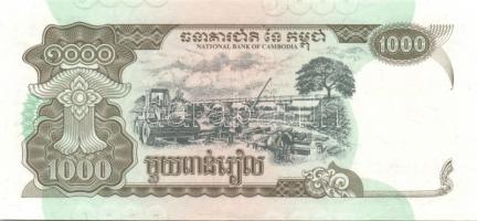 Kambodzsa 1991-92. 200R, 500R + 1995-99. 100R, 200R, 1000R + 2001-05. 50R, 100R, 500R, 1000R T:I Öss...