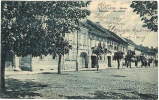 1915 Szászváros, Broos, Orastie; Fő tér / main square