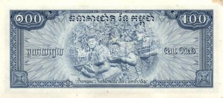 Kambodzsa 1956-75. 1R, 5R, 50R, 100R (4klf db), 500R, 1000R T:I Összesen 9klf db bankjegy!