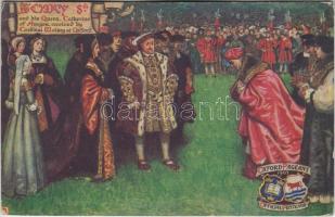 King Henry VIII. Raphael Tuck & Sons Oilette Postcard 9517. Franco-British Exhibition 1908. (Rb)