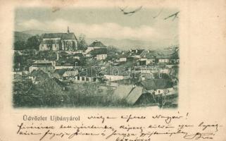 1899 Újbánya, Königsberg, Nova Bana; látkép / general view (EK)