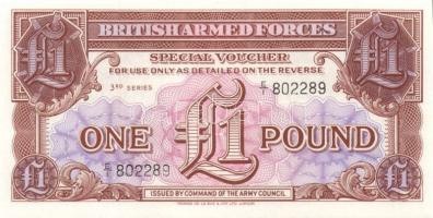 Nagy-Britannia/katonai kiadás 1948-56. 1Ł 3klf kiadás (2.,3.,4.) T:I