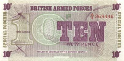 Nagy-Britannia/katonai kiadás 1972. 5P, 10P, 50P komplett sor! T:I