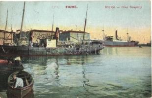 1915 Fiume, Rijeka; Riva Szapáry, ships